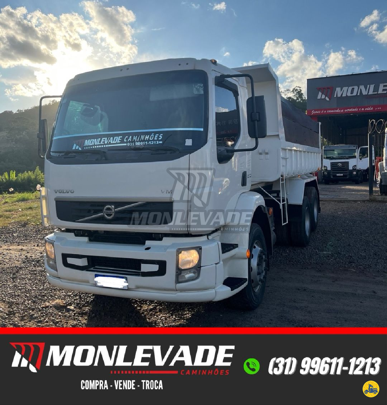 CAMINHAO VOLVO VOLVO VM 270 Caçamba Basculante Truck 6x2 Monlevade Caminhões JOAO MONLEVADE MINAS GERAIS MG